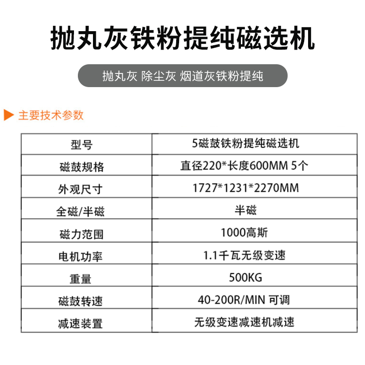 拋丸灰提純設(shè)備